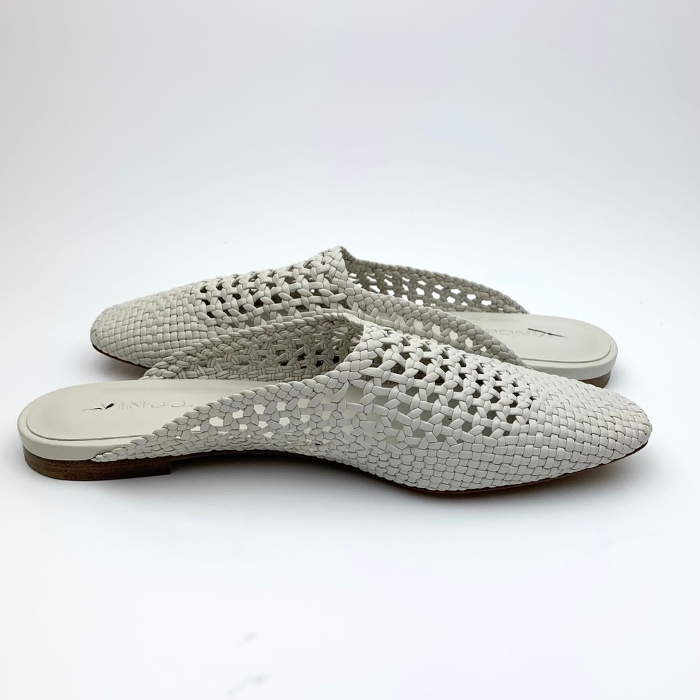 VINCE  Barrett Handwoven Leather Mule sz 6.5 - Picture 7 of 12